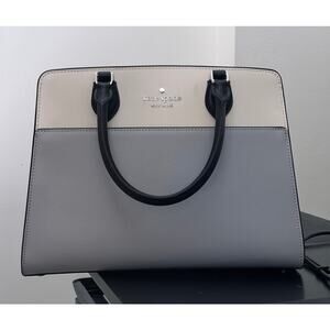 Kate Spade New York satchel in color-blocked Saffiano leather elegant city style
